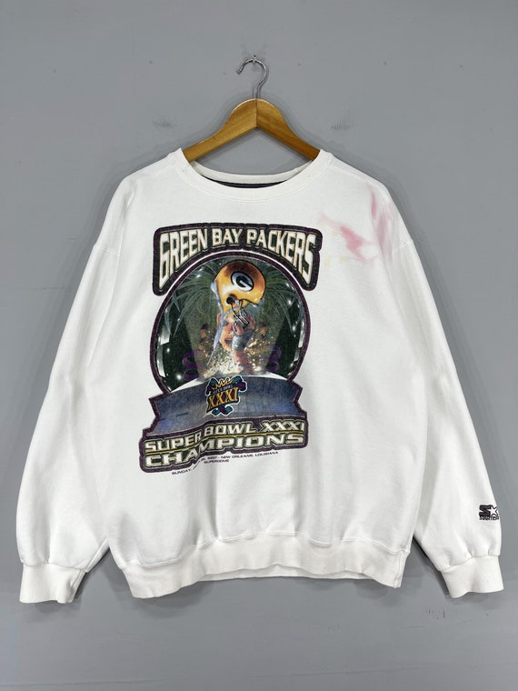 90s NFL グリーンベイパッカースヴィンテージ90年代 ヴィンテージ 90 年代 グリーン ベイ パッカーズ クルーネック