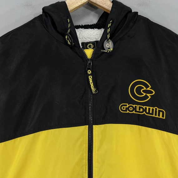 Vintage 90's GOLDWIN Parka Ski Jacket Medium Gold… - image 2