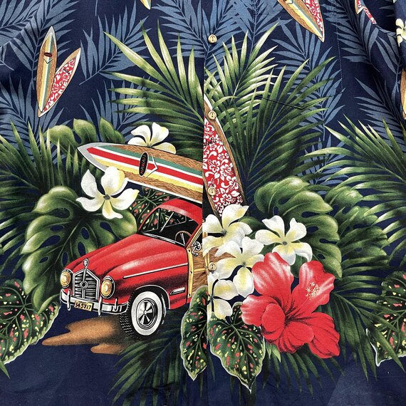 Vintage 1990s RJC Hawaii Tropical Shirt Xlarge Ha… - image 3