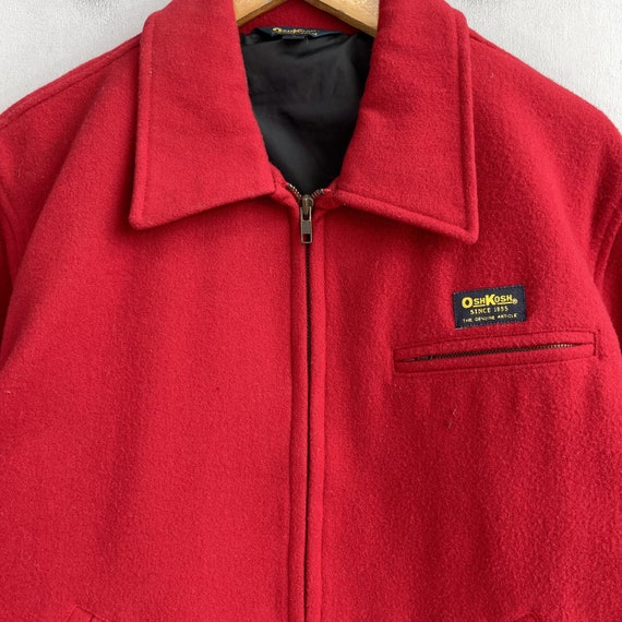 Vintage 90's OSHKOSH Heavy Wool Jacket Medium Oshkosh Warmer