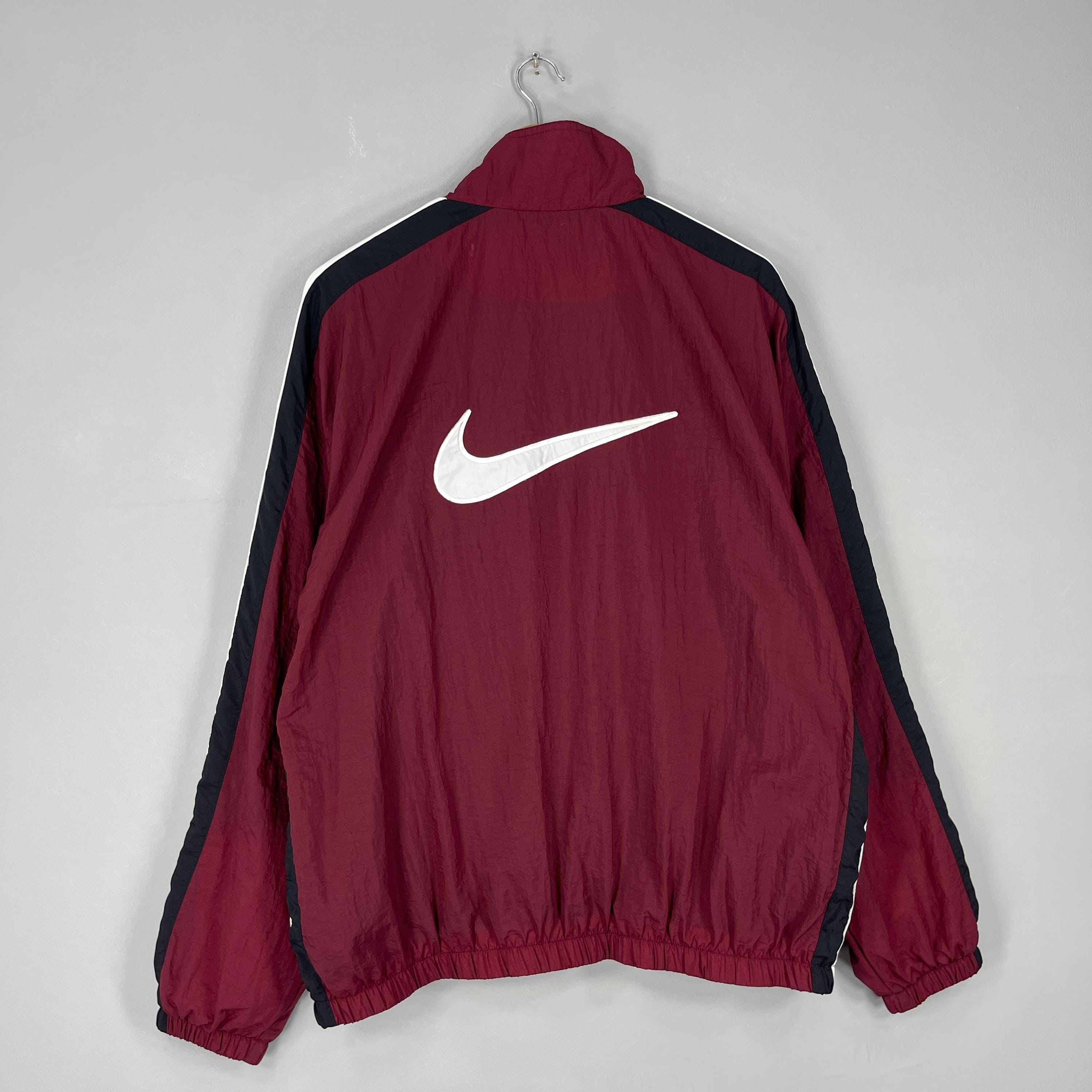 Vintage 90's NIKE Swoosh Jacket Xlarge Nike Sportswear Multicolor