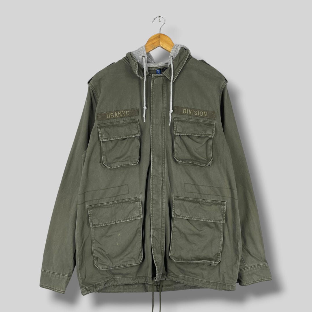 ジャケット・アウター 00s archive y2k SLY N-3B militaryblouson Vintage Y2K Japanese Brand Divided Field Jacket Large Military