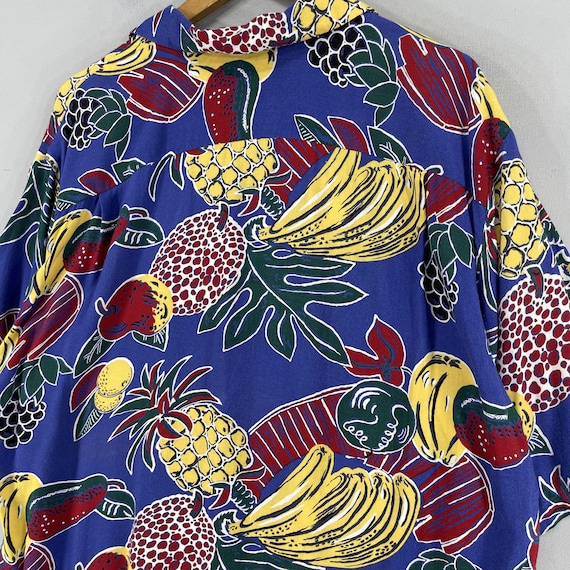 JOE KEALOHA Rayon Hawaii Shirt Large Vintage 90's… - image 9