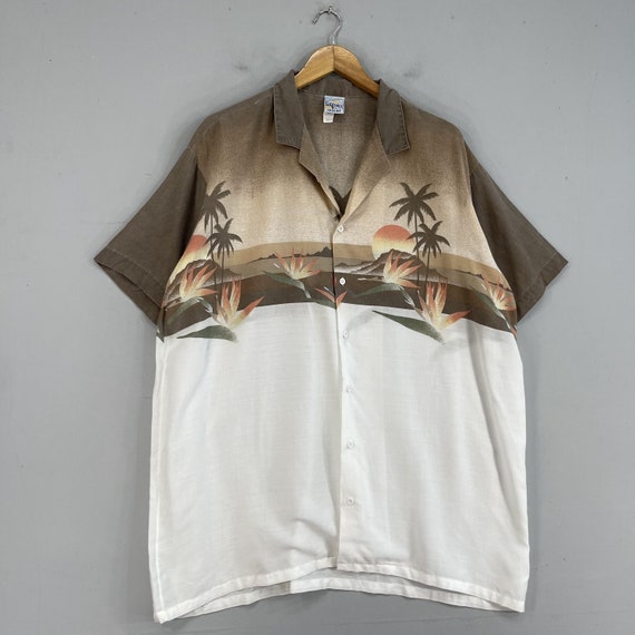 SUNFORCE Hawaii Rayon Shirt Xlarge Vintage 90's H… - image 3