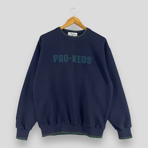 [ KEDS] ★BASIC LOGO SWEATSHIRT Vintage PRO KEDS Sweatshirt Pro Keds Crewneck Pro Keds