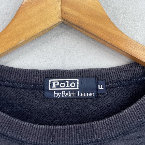 Vintage 1990s POLO Ralph Lauren Sweatshirt Crewne… - image 5