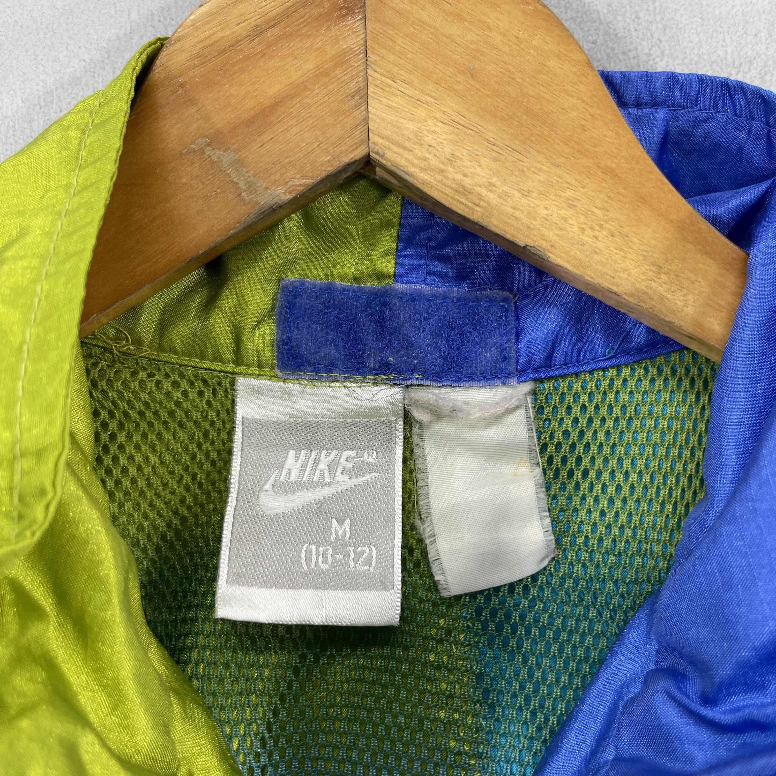 Vintage NIKE Multicolor Jacket Windbreaker Medium 90s Nike Swoosh