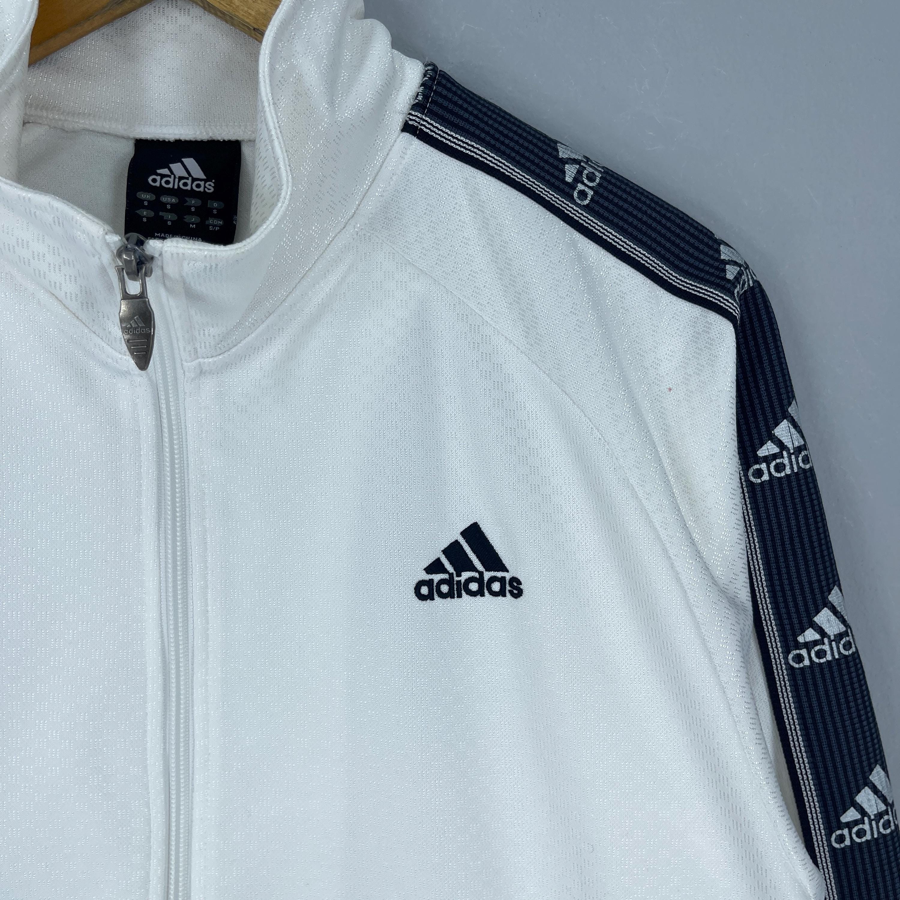 Vintage 1990s ADIDAS Tracktop Jacket Medium Adidas Equipment Side