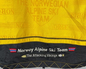 Vintage PHENIX Norway Alpine Ski Team Anorak Jacket Medium 1990s
