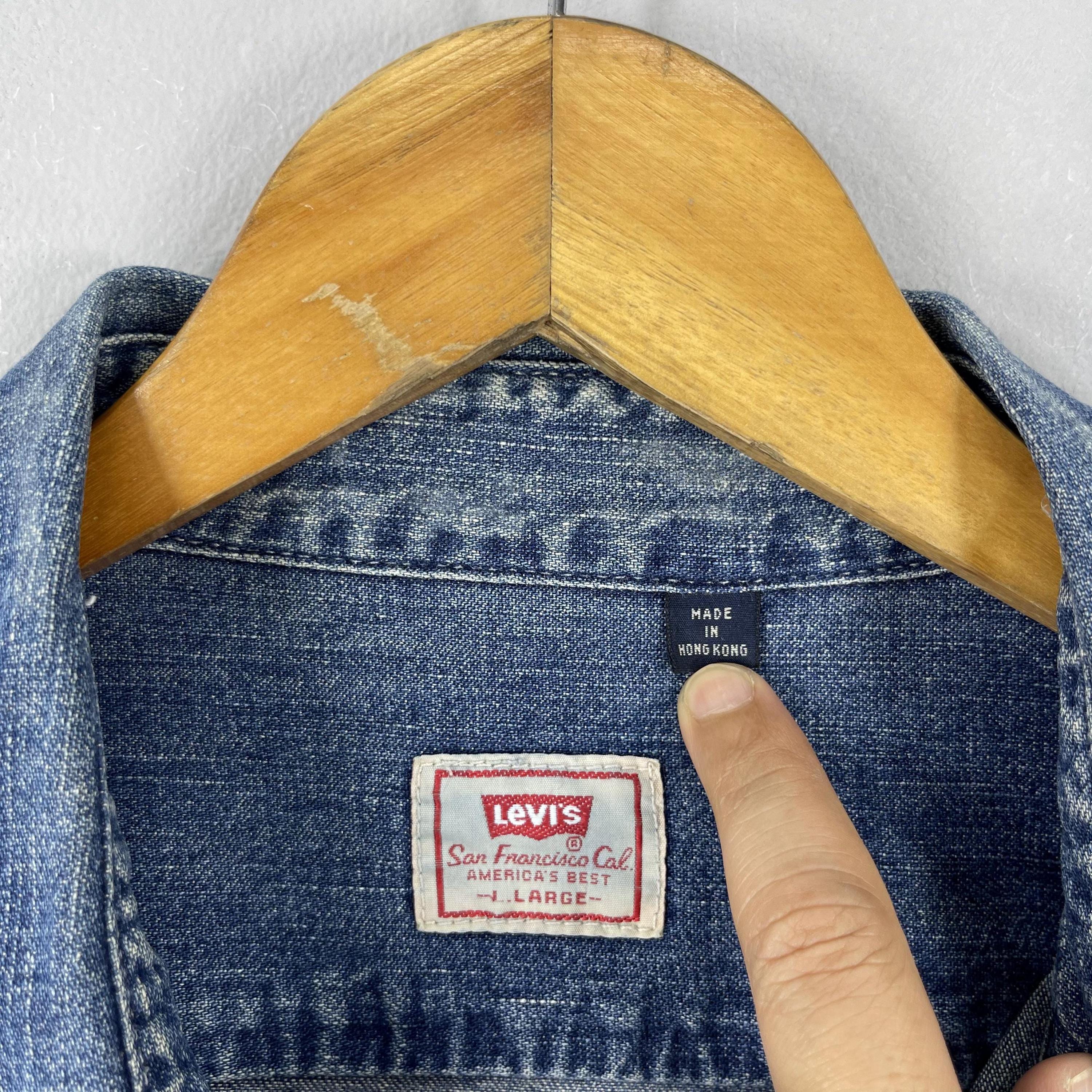 ヴィンテージ 90 年代 LEVIS デニム ワーカーズ シャツ XL リーバイス 