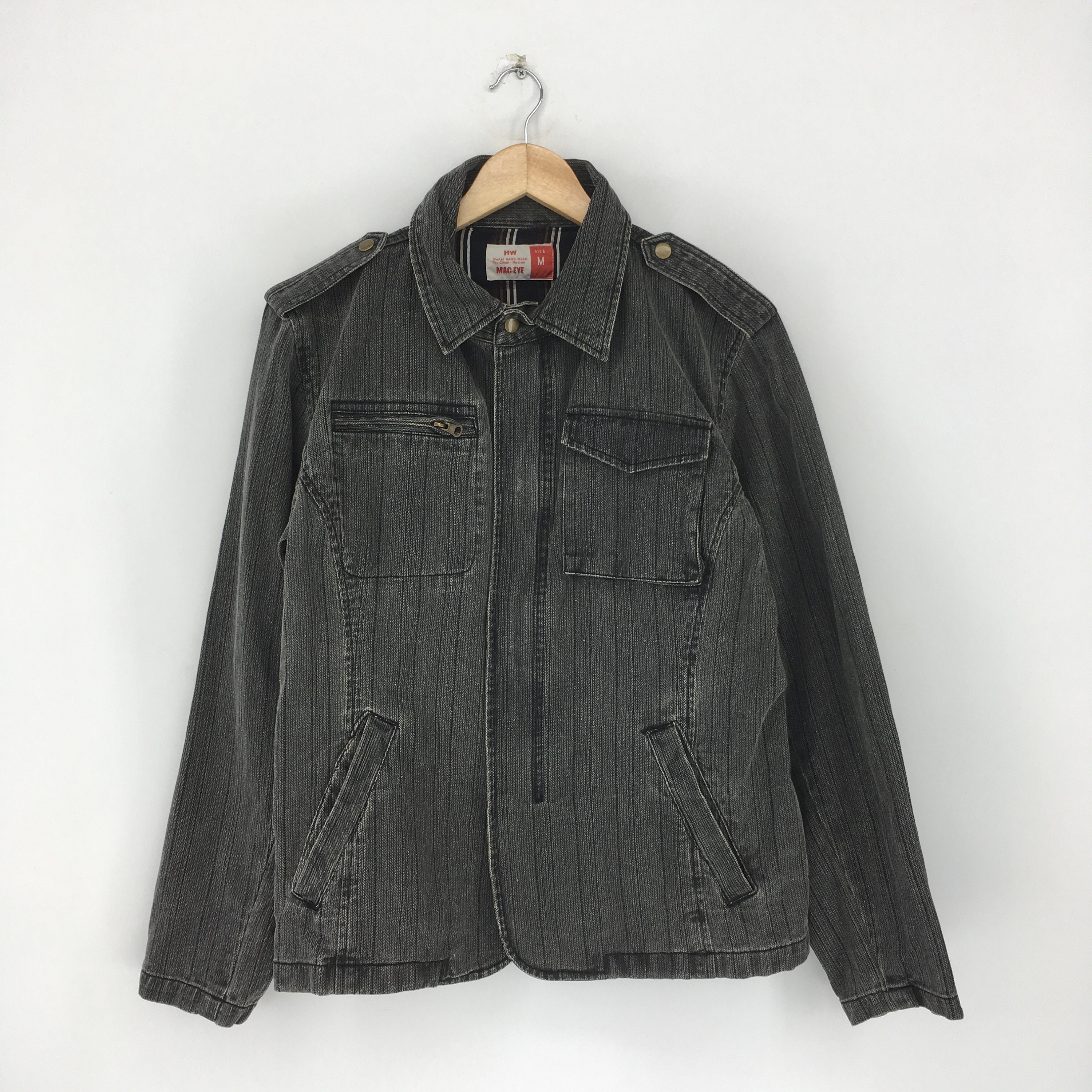 Vintage Denim Jeans Jacket Medium 1990's Union Made Denim - Etsy