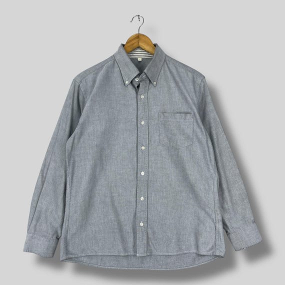TOPVALU Oxfords Shirt Button up Medium Vintage Y2K Japanese Brand