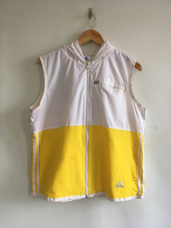 vintage yellow adidas equipment sweatshirt