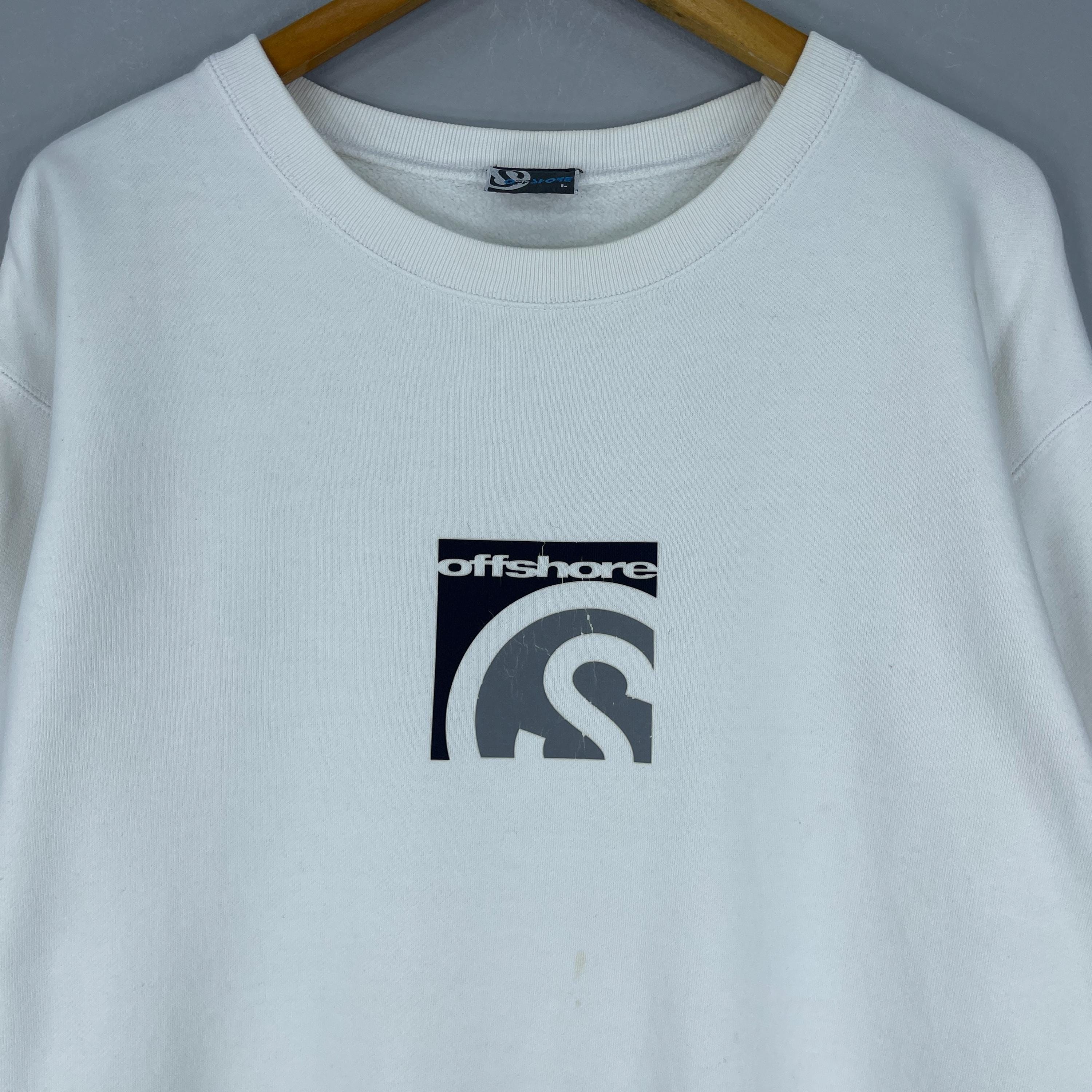 ヴィンテージ 1990 年代 OFFSHORE クルーネック スウェットシャツ L 