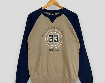 Vintage Y2K ADIDAS Zipper Sweater Medium Adidas Equipment