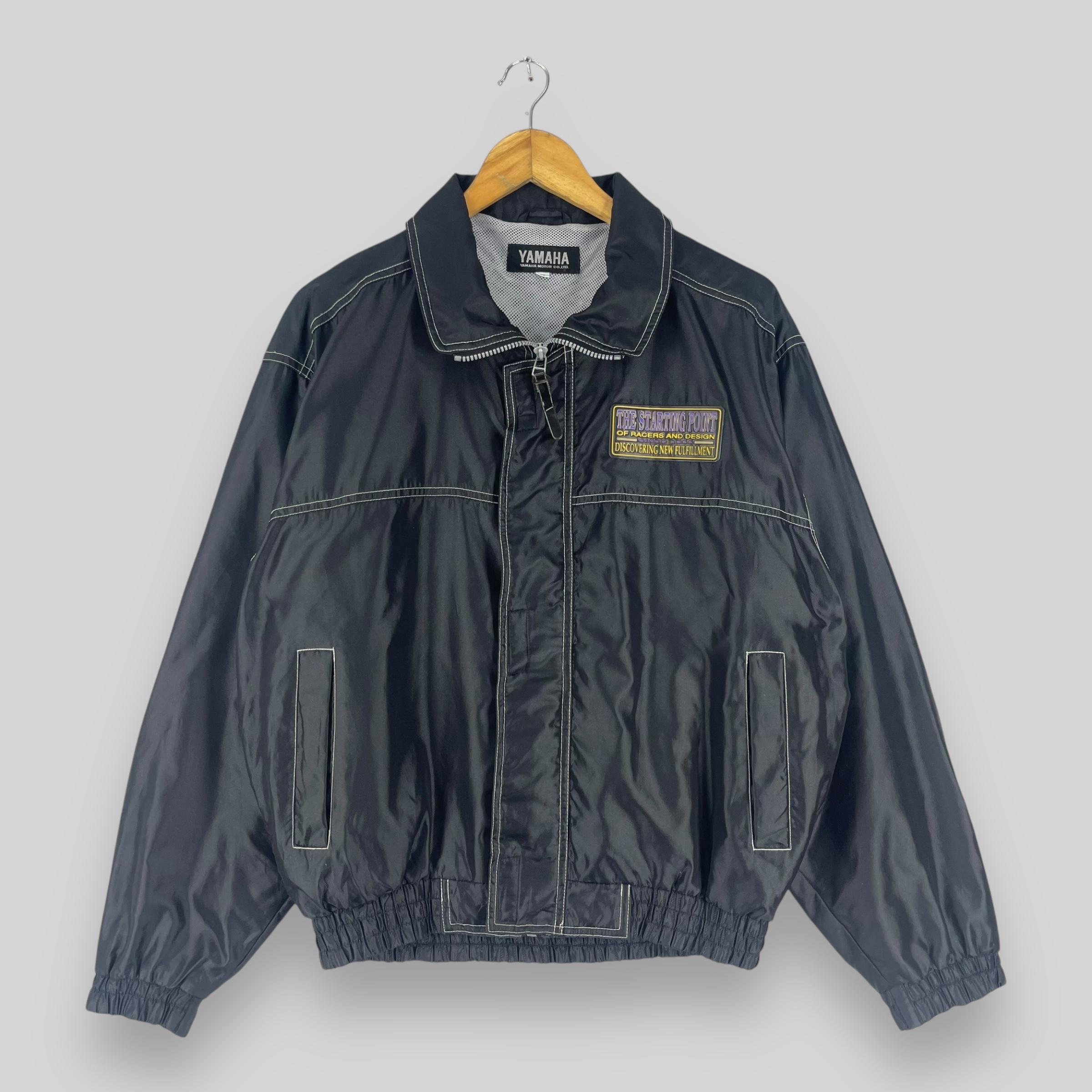 YAMAHA Windbreaker Jacket Medium Vintage 90's Yamaha Motorsport Xs