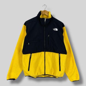 Vintage 1990s NORTH FACE Denali Jacket Medium The North Face Outdoor Cold Weather Sportswear Colorblock Fleece Zipper Jacket Mens Size M