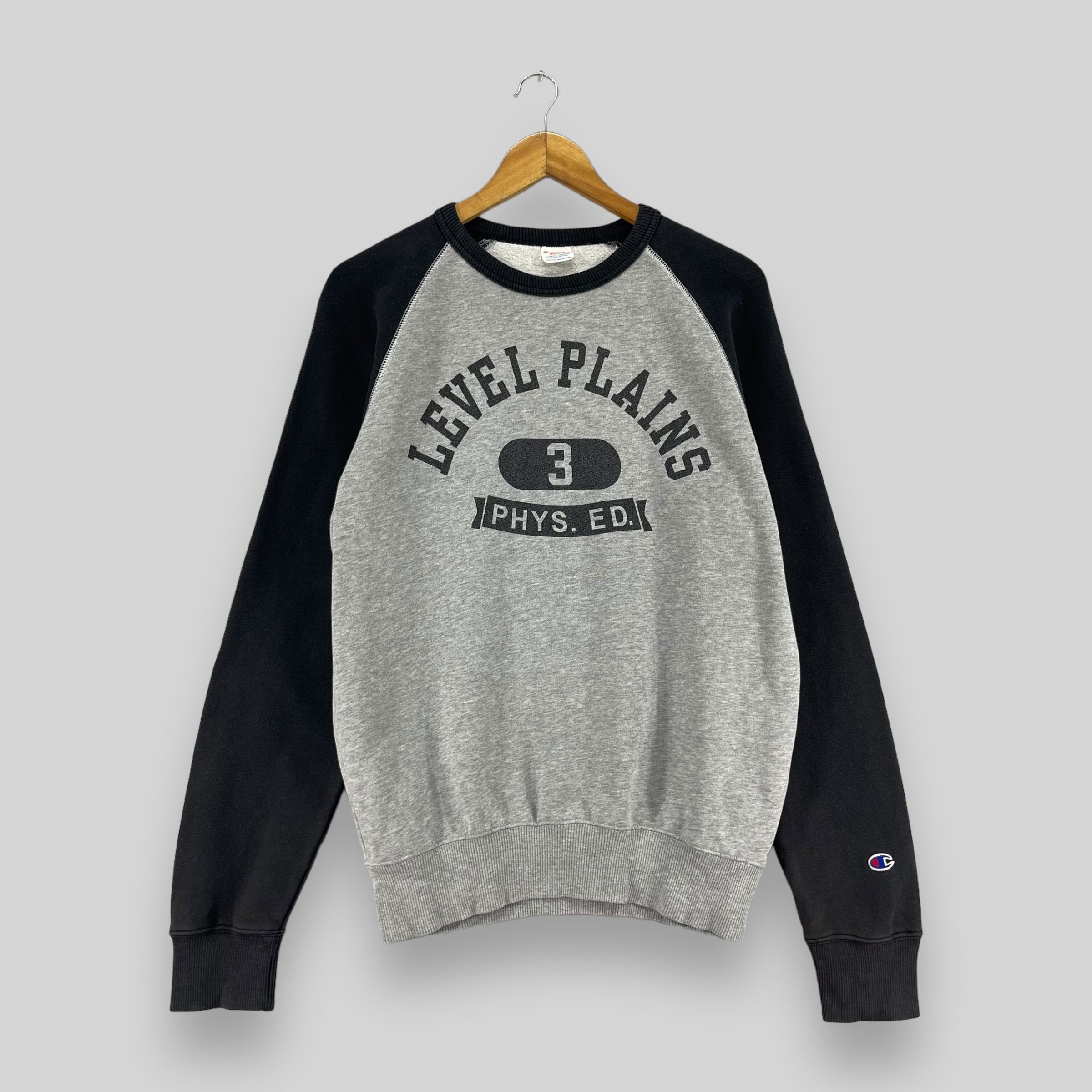 トップス Champion / 80's raglan sleeve sweat Champion VTG 80s Raglan Striped Lightweight Sweatshirt Shirt