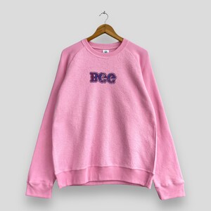 BODY GLOVE Crewneck Sweatshirt Medium Vintage 90&#39;s Body Glove Surf Watersport Apparel Sportswear Hawaii Beach Surfing Pink Sweater Size M
