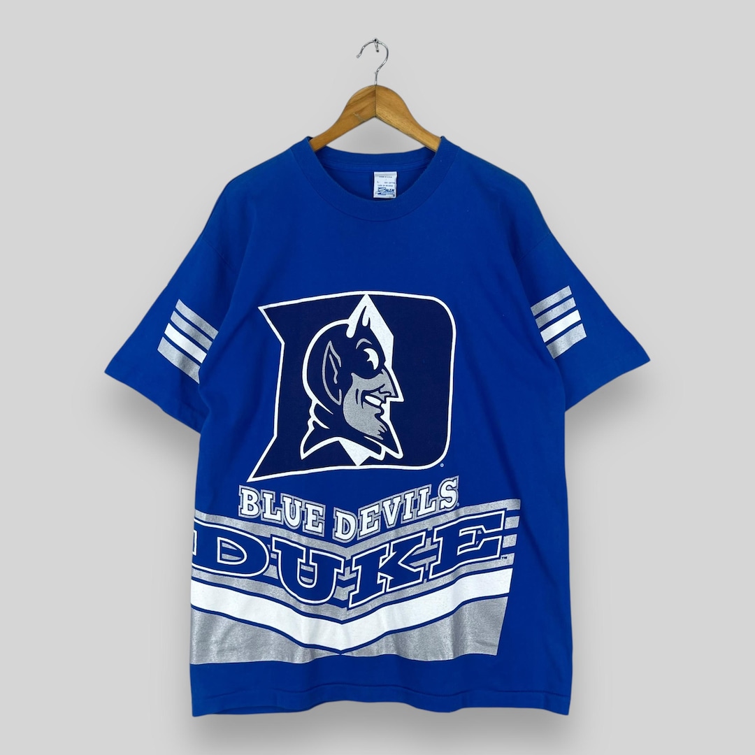 Vintage DUKE Blue Devils Tshirt Medium 1990s Saleem Sportswear