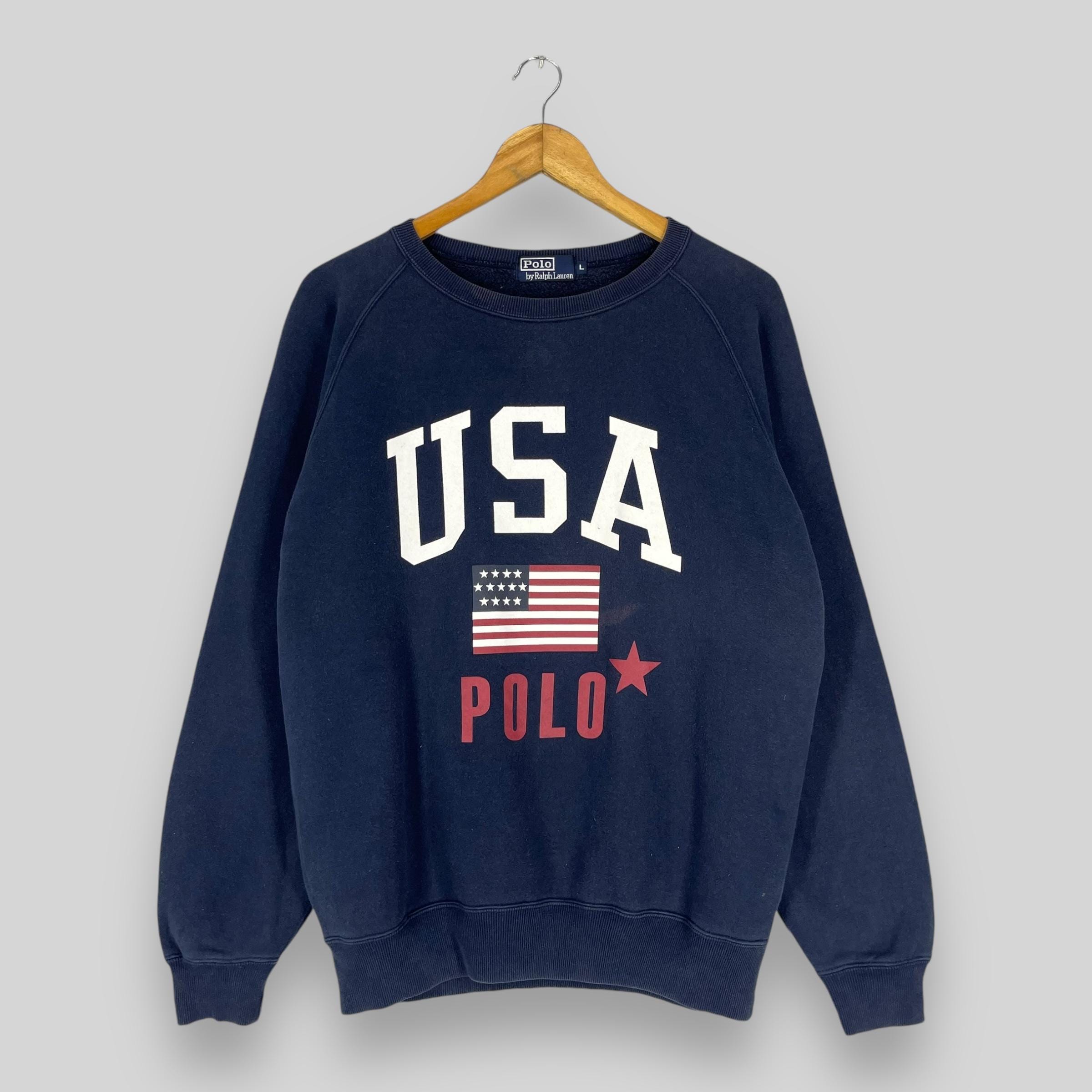 Vintage POLO RALPH LAUREN Crewneck Sweatshirt Medium 90s