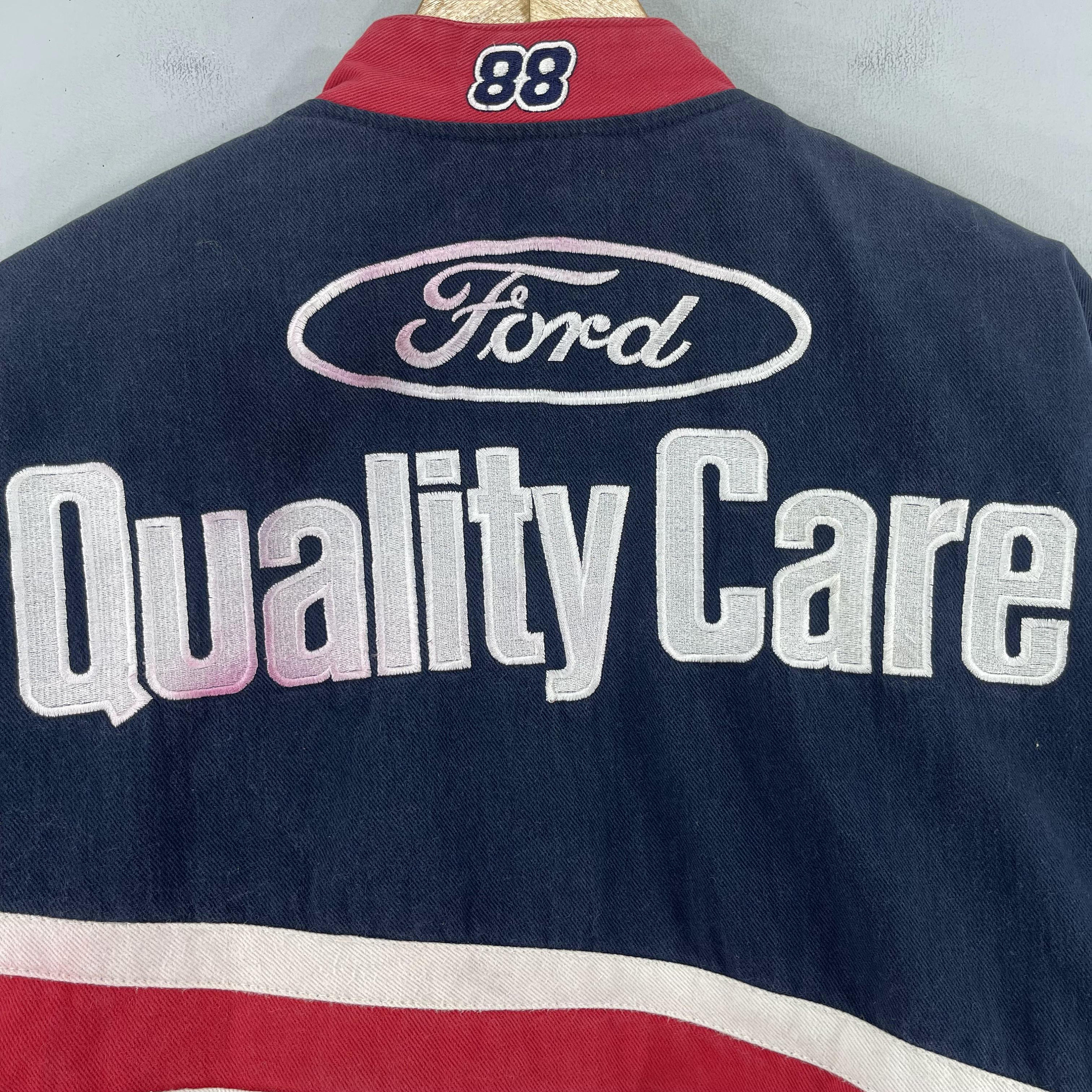 Vintage 90's JEFF HAMILTON Nascar Jacket Large Jeff Hamilton