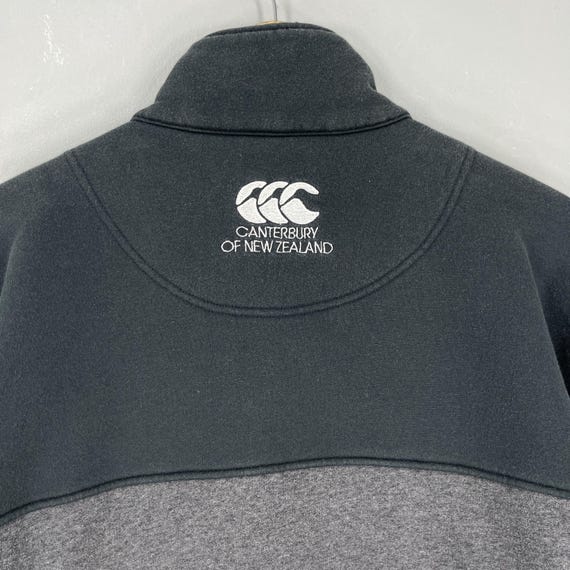 Vintage CANTERBURY New Zealand Rugby Half Zipper Sweater Xlarge