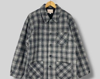 Vintage WOLSEY Harrington Jacket Large 1990s Wolsey Plaid