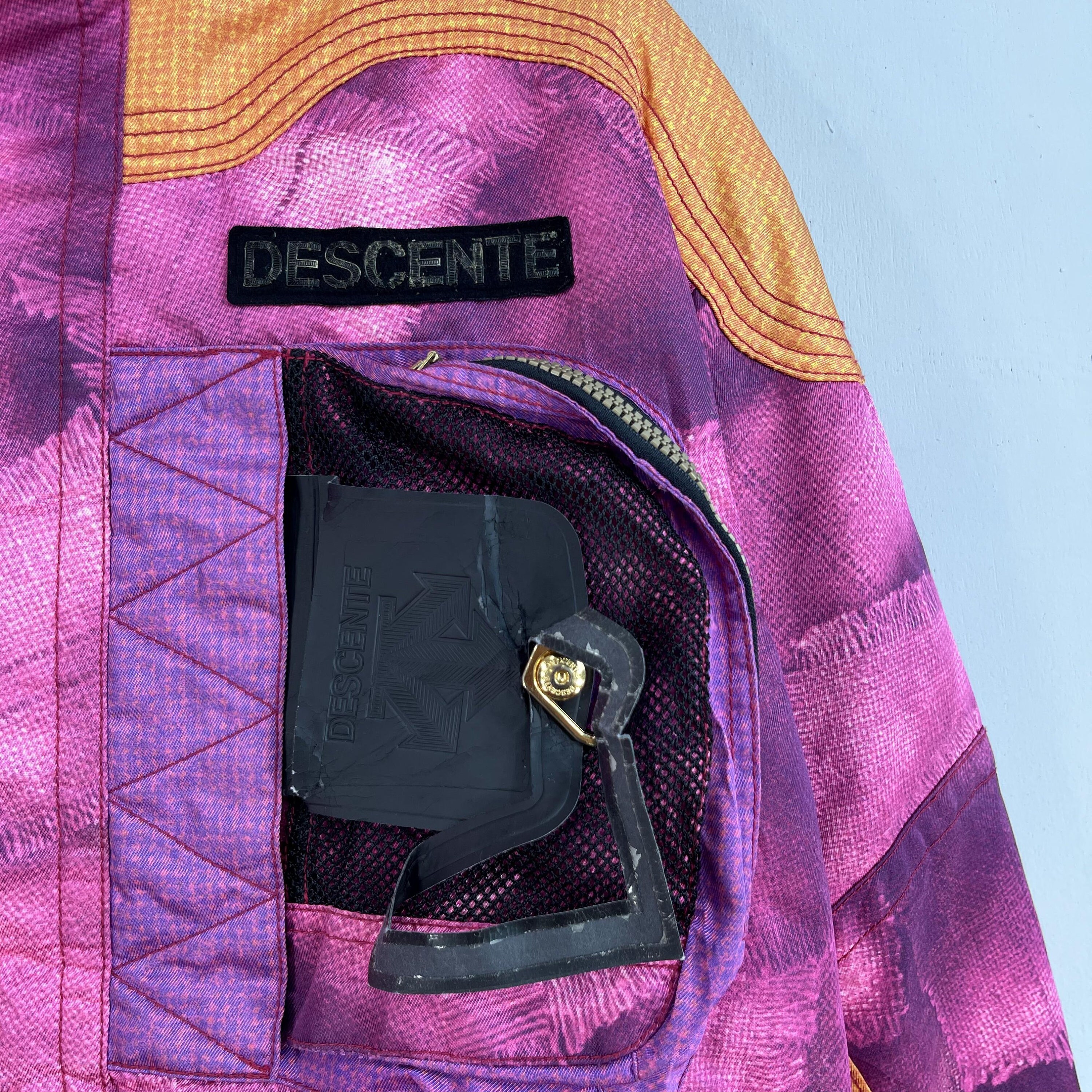 Vintage 90s DESCENTE Ski Jacket Medium Descente Ski Wear