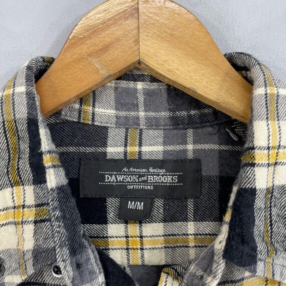 Vintage 1990s Plaid Tartan Flannel Medium Checker… - image 5