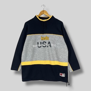 PRO KEDS Small Logo Half Zipper Sweatshirt Blueblack Colour