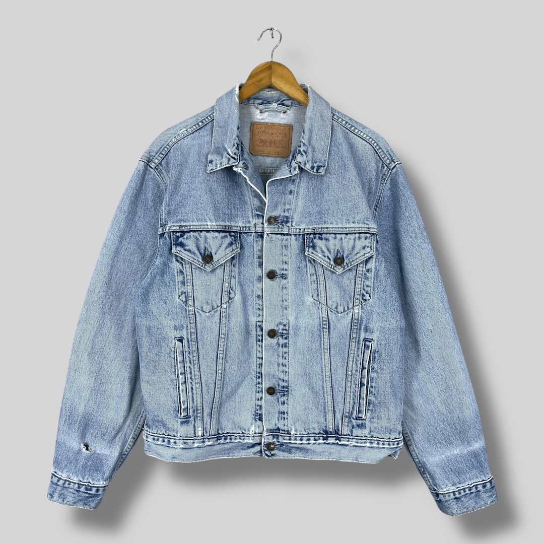 LEVIS 70503 Type-3 Jacket Large Vintage 1990s Levis Strauss Light