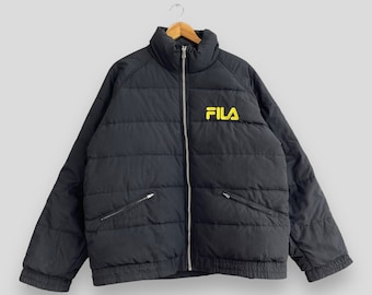 ヴィンテージ 1990 年代 ELLESSE ブルドッグ スキー ジャケット L