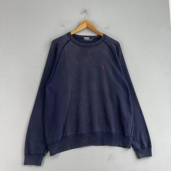 Vintage 1990s POLO Ralph Lauren Sweatshirt Crewne… - image 4