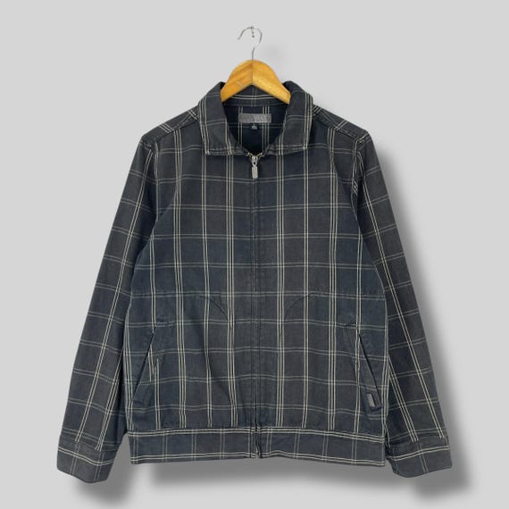 ジャケット・アウター 90s vintage wool short Harrington j Vintage VANS Harrington Jacket Small 1990s Vans of the Walls Plaid