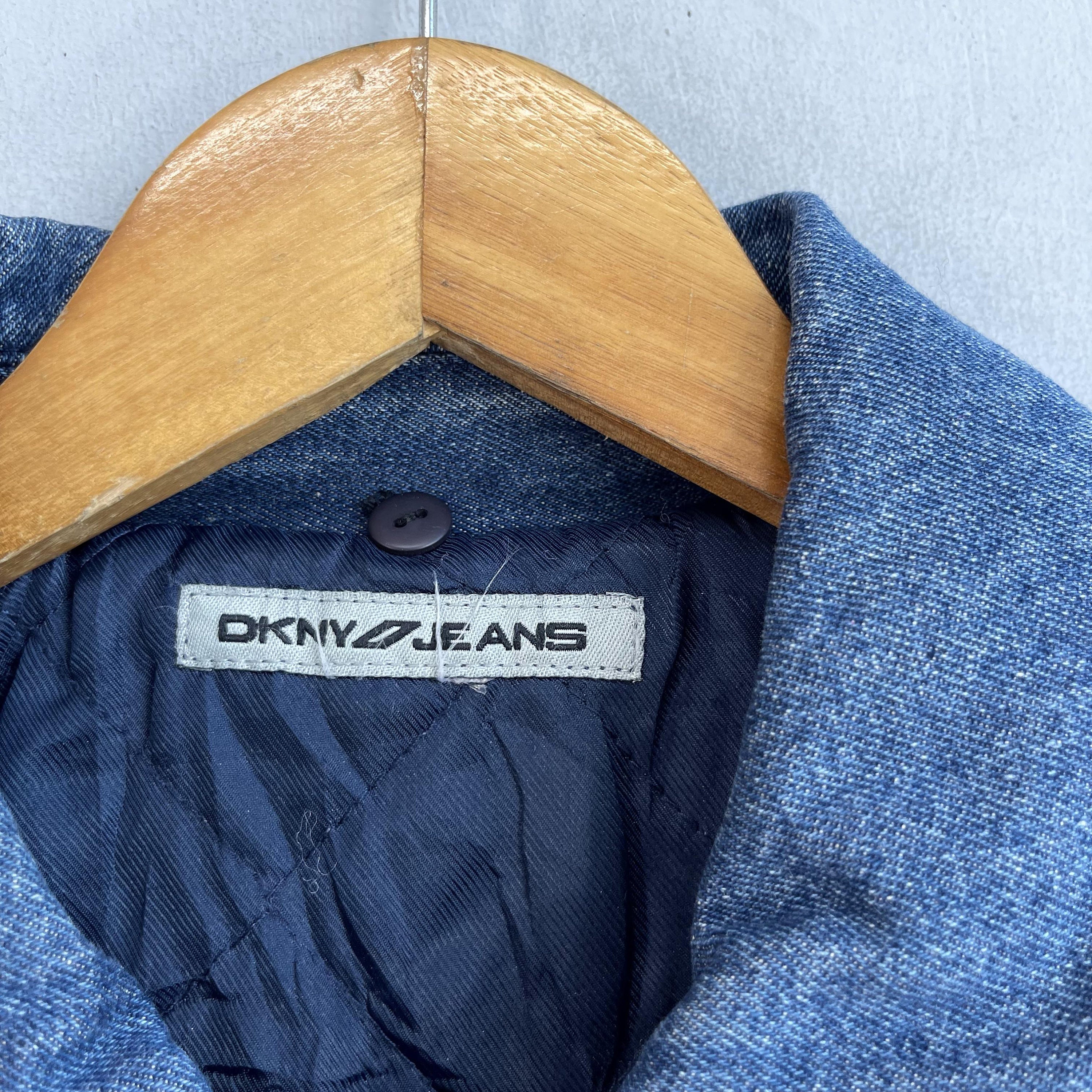 DKNY デニムジャケット サイズ10 古着 90年代 ダナキャランニューヨーク DKNY JEANS デニム
