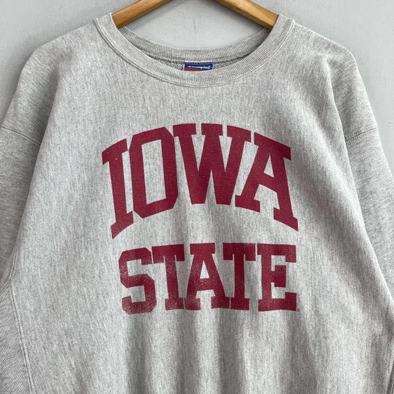 Vintage CHAMPION IOWA STATE Sweatshirt Crewneck L… - image 2