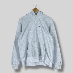 トップス 90s champion reverse weave snap 90s Champion Reverse Weave Hoodie: Gray Snap Button Jacket