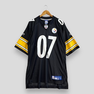 Vintage Pittsburgh STEELERS Hockey Jersey Large 90&#39;s Nhl Team American Ice Hockey Team Sportswear Pittsburgh Steelers Black Jersey Size L