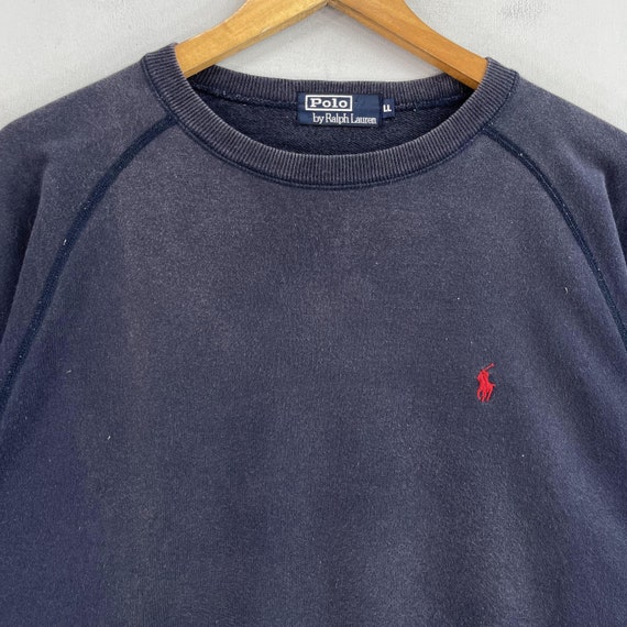 Vintage 1990s POLO Ralph Lauren Sweatshirt Crewne… - image 2