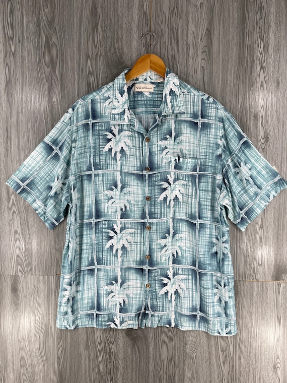 CARRIBEAN Hawaii Rayon Shirt Large Vintage 1990s … - image 1