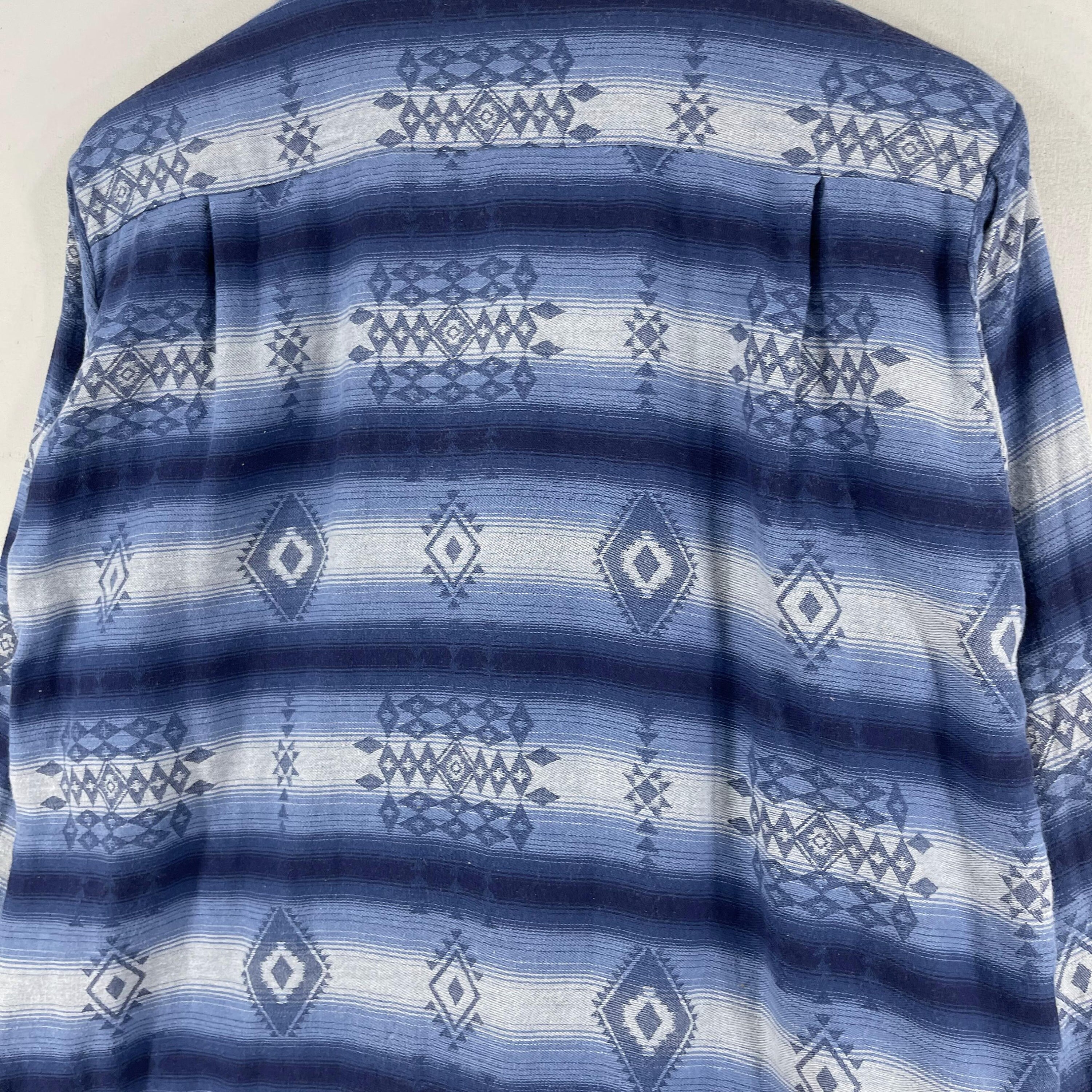 激安 超特価商店街  Vintage Shirt Flannel Navajo Aztec STANDARD JOURNAL 1990s トップス