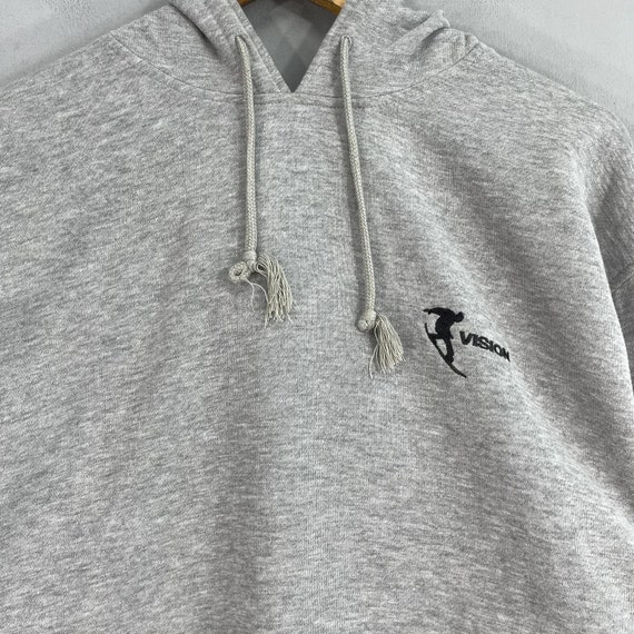 Vintage VISION STREET WEAR Pullover Hoodie Xlarge 90's Vision