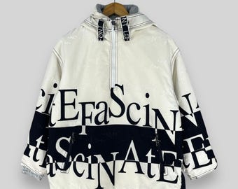 Parka LAFONT vintage veste à capuche de ski petite des années 90 Lafont snowboard veste par temps froid Lafont veste d'hiver colorblock femme taille S
