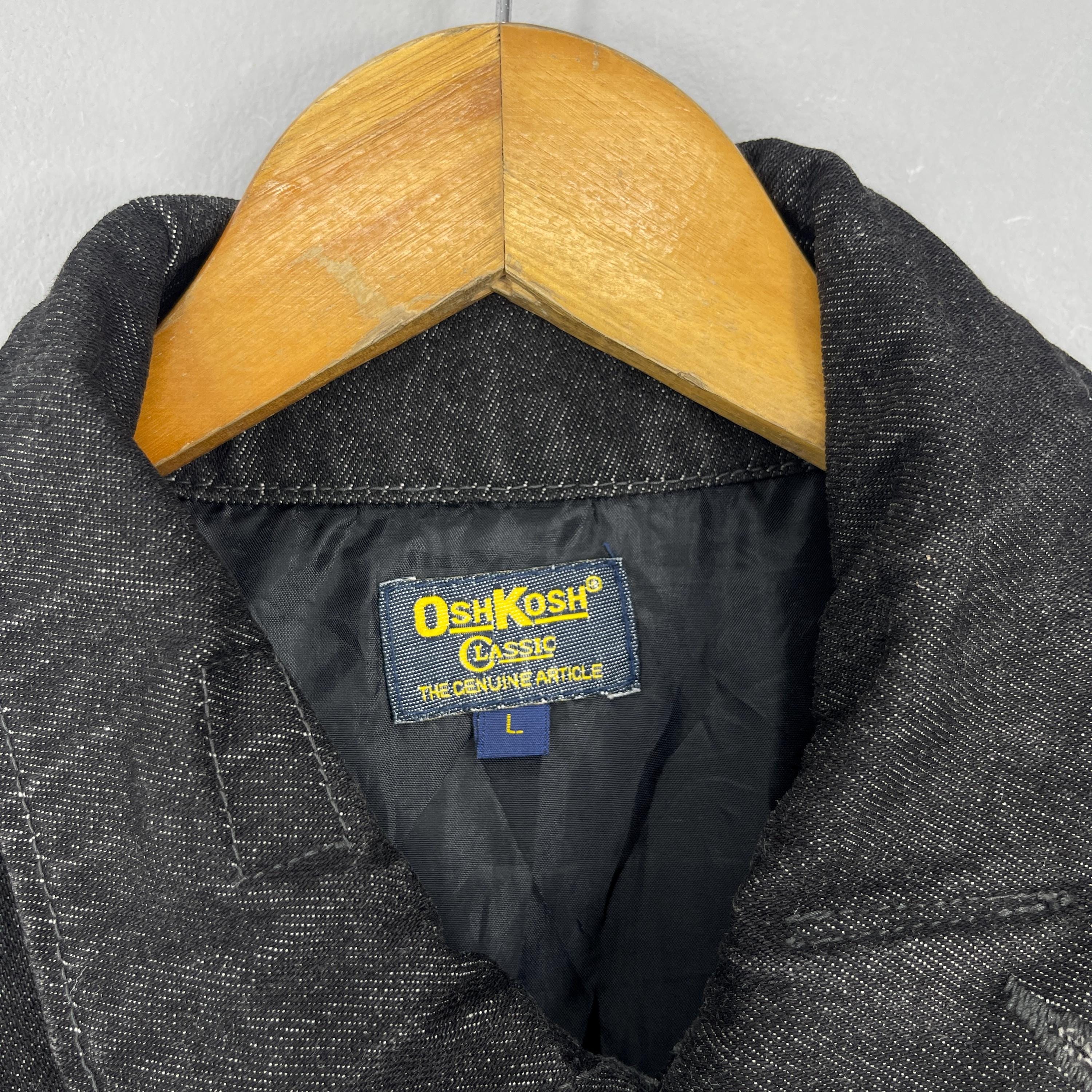 OSHKOSH Denim Jacket Large Vintage 90