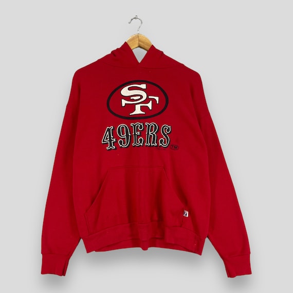 Vintage San Francisco 49ERS Nfl Pullover Hoodie Large 1990s Logo 7