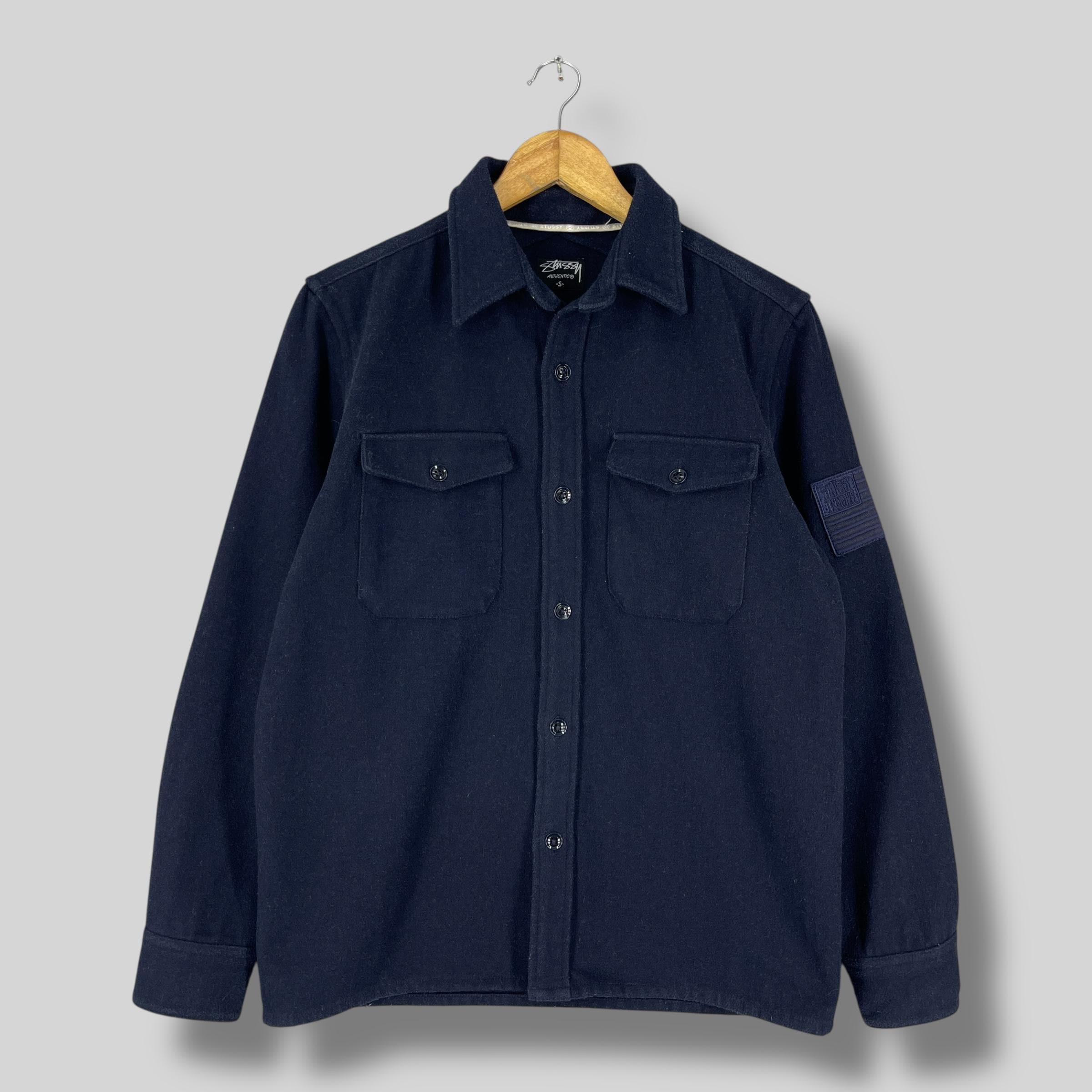 OLD STUSSY ウールジャケット 90s S 90s OLD STUSSY/OUTER GEAR/Check Wool Jacket/USA製/白タグ/L