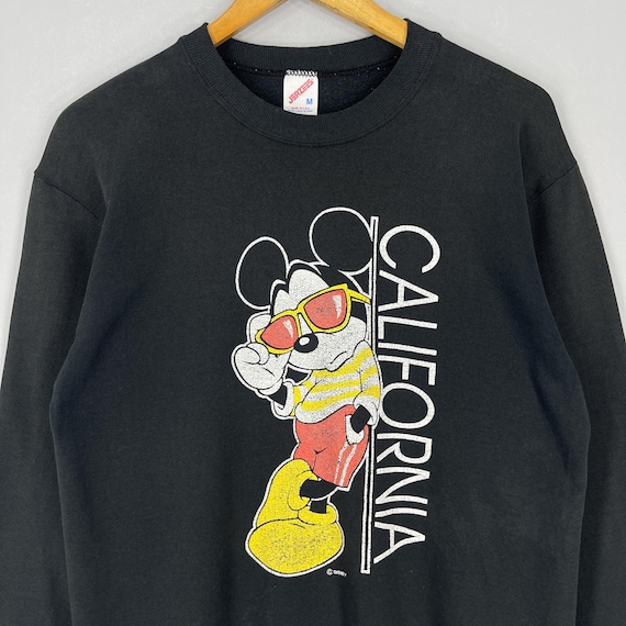 Vintage 90's MICKEY MOUSE Crewneck Sweatshirt Medium Jerzees