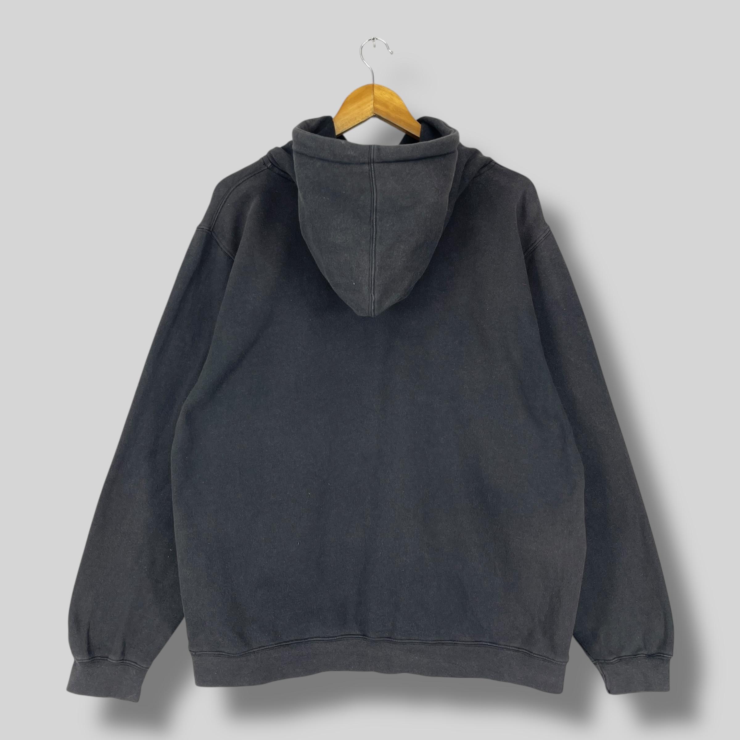 Vintage 1990s STUSSY Pullover Sun Faded Hoodie Large Stussy Air