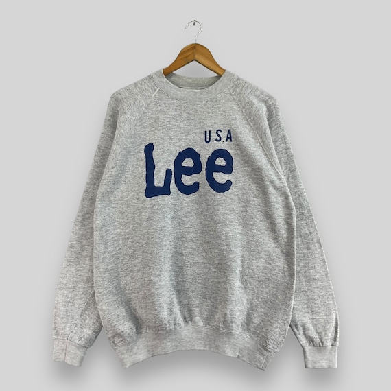 Vintage LEE Sweatshirt Crewneck Medium 90's Lee Usa Union